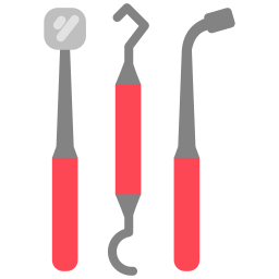 herramientas de dentista icono