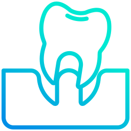 extracción dental icono