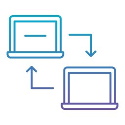 Data transfer icon