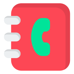 Phone book icon