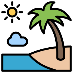 пляж иконка