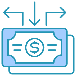 Cash flow icon