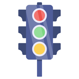 Traffic sign icon