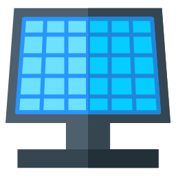 Solar panel icon