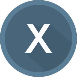 文字x icon