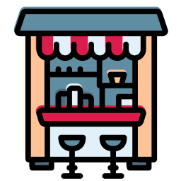 Snack booth icon