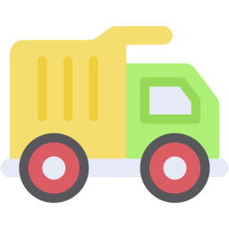 speelgoed vrachtwagen icoon