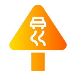 미끄러운 도로 icon