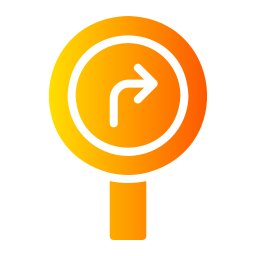 Turn right  icon