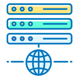 hébergement web Icône