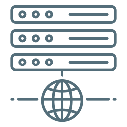 hébergement web Icône