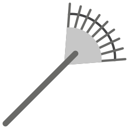 Rake comb icon