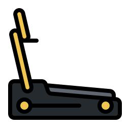 Treadmill machine icon