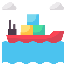 Container ship icon