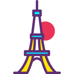 Eiffel tower icon