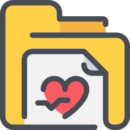 Medical folder icon