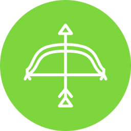 Bow and arrow icon