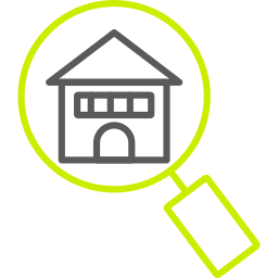 Search house icon