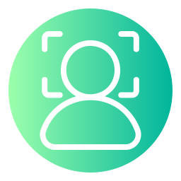 Face recognition icon