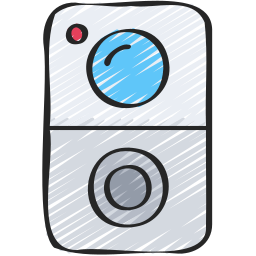 Video doorbell icon