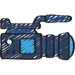 Tv camera icon