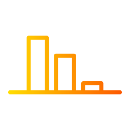 diagramme à bandes Icône