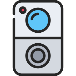 Video doorbell icon