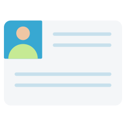carta d'identità icona