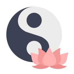 ying yang icoon