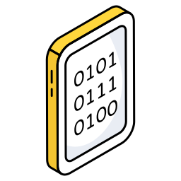 Binary codes icon