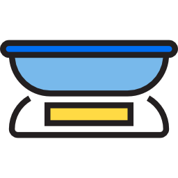 Weight scale icon