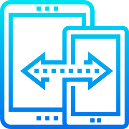 transferencia de datos icono