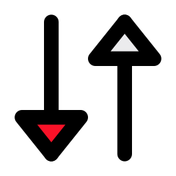 transferencia de datos icono