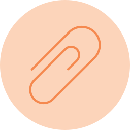 Paper clip icon