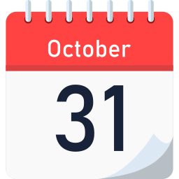 31 de octubre icono