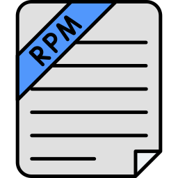 archivo rpm icono