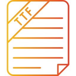 Ttf file icon