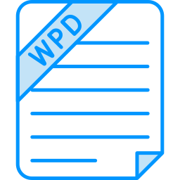 Word perfect file icon