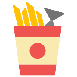 Fish and chips icon