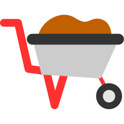 Wheelbarrow icon