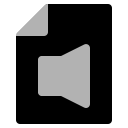 Audio file icon