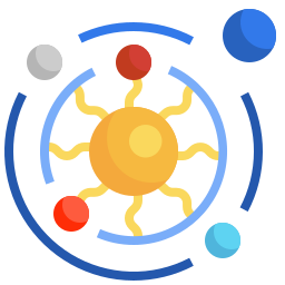 sistema solare icona