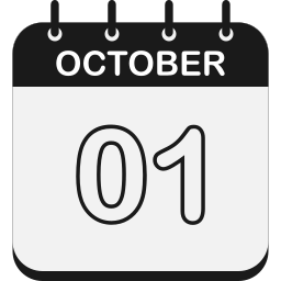 1 de octubre icono