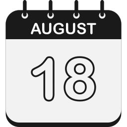 18 augustus icoon