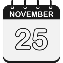 25 de noviembre icono