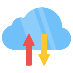 transferencia de datos icono