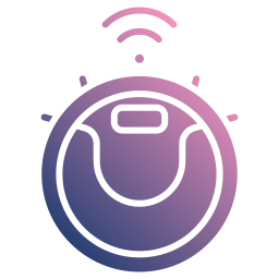 Robot vacuum cleaner icon