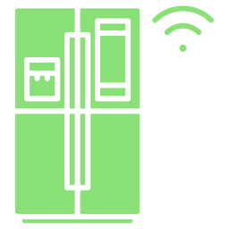 Smart refrigerator icon