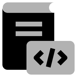 Coding book icon