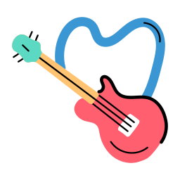 guitarra icono